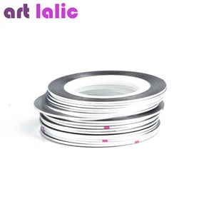 30Pcs Choose Color Pretty Rolls Striping Tape Line Nail Art Decoration Sticker - Picture 1 of 43