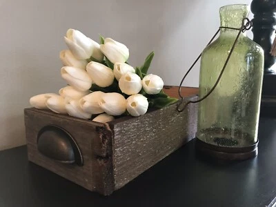 Wooden Box Rustic Real Barn Board Farmhouse Decor Container - Image 1 of 2