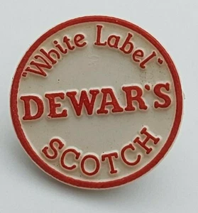 Dewar's White Label, Scotch Whisky, alte Vintage Pin, Anstecker, Revers! - Bild 1 von 2