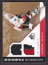 2007-08 SP Game Used Hockey Authentic Fabrics Patch #AF-JI Jarome Iginla 36/50