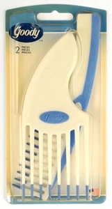 GOODY Super Comb And Small Handle Pick Lift #58122 2005 Blue/White Set A788 - Picture 1 of 3