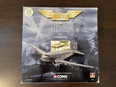 Corgi Classics Aviation Archive Military Douglas DC3 - RAF, NEW, BNIB, READ DESC - Image 1 of 4