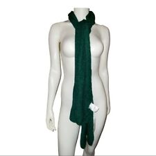 Style & Co Green Stretchy Rib Solid Sparkle Scarf with Lurex OS NWT