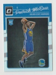 Patrick McCaw 2016-17 DONRUSS OPTIC HOLO SILVER PRIZM ROOKIE #181 WARRIORS