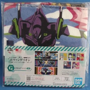 Bandai Ichiban Kuji Hand towel Evangelion Eva Pilots Assemble! G Prize Style 3 - Picture 1 of 5