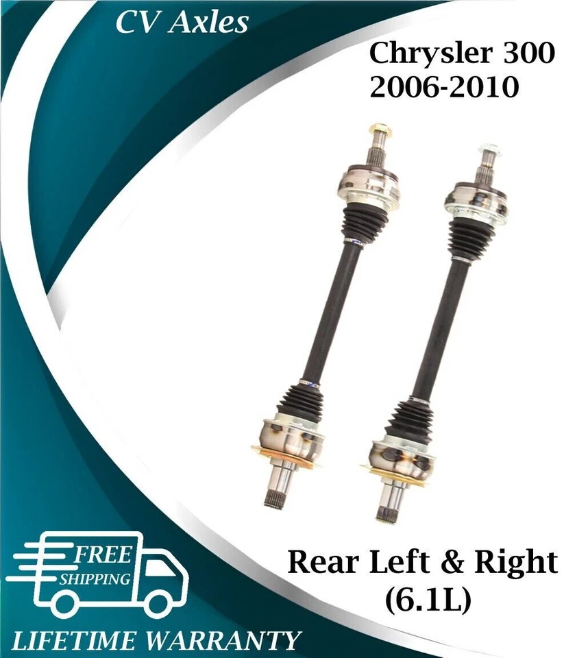 Eixo CV traseiro esquerdo e direito original para Chrysler 300 6.1L 2006-2010 garantia vitalícia - Imagem 1 de 4