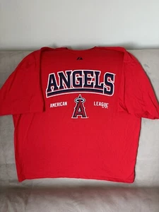 Anaheim Angels - VINTAGE - MLB T-shirt XXL Majestic (1990s-early 00s) NEW - Picture 1 of 1