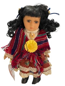 BARBARA LEE PETITE PORCELAINS DOLLS OF THE WORLD COLLECTION “MEXICO” 2001 - Picture 1 of 6