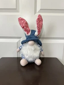Easter Light Up Plaid Gnome Decor - Picture 1 of 4