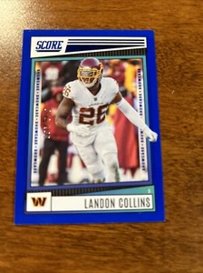 2022 Blue Landon Collins /100 Showcase Washington Commanders F7 - Picture 1 of 3