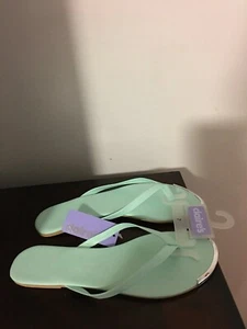 BRANDNEUE DAMENGRÖSSE 7 MARA MINT FLIP FLOP SANDALEN - Bild 1 von 5