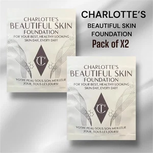 Beautiful Skin Foundation Samples (8 NEUTRAL/NEUTRE) Charlotte Tilbury Pack Of 2 - Picture 1 of 4