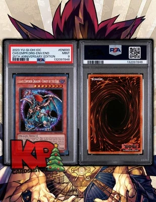 Chaos Emperor Dragon - Envoy of the End • Unlimited • Secret Rare ☆☆☆  PSA MINT - Image 1 of 4