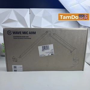 Wave Mic Arm Suspension Boom Arm Microphone Stand Black NEW - Picture 1 of 13