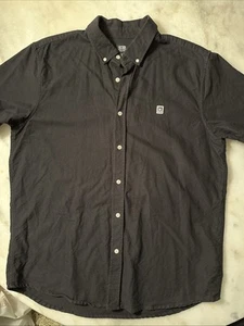 Obey Black Shirt XL Button Up - Picture 1 of 9