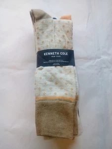 Paquete de 6 calcetines de vestir Kenneth Cole caqui multicolor talla 6-12 nuevos envío gratuito - Imagen 1 de 3