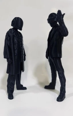 Daft punk action figure 10 inches tall display, art home decor Matte Black - Image 1 of 3