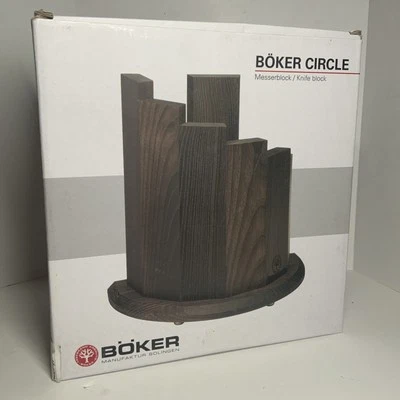 Böker Magnetic Semi Circle 7 Knife Block Messerblock Black Ash wood 030401 - Image 1 of 4