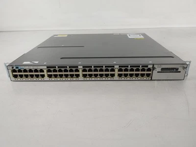 Cisco Catalyst 3750-X WS-C3750X-48P-L 48-Port Gigabit Ethernet Managed PoE+ - Image 1 of 4