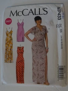 Vestido McCalls 7161 Misses corpiño variación longitudes talla 14-22 patrón de costura - Imagen 1 de 2