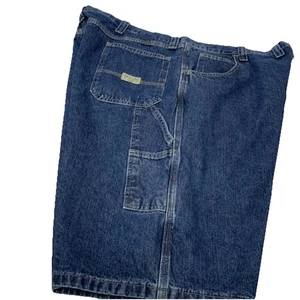 Wrangler Carpenter Herrenshorts 46 blau 100 % Baumwolle Schrittlänge 9 Zoll Freizeit Utility Y2K - Bild 1 von 7