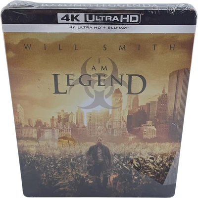 I Am Legend 4K Ultra HD + Blu-ray Steelbook Limited Edition Will Smith Zone B - Image 1 of 4