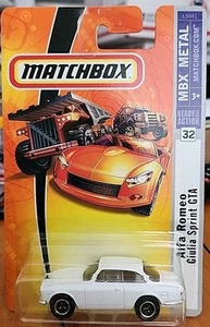 2007 Matchbox 1/64 Ready For Action White Alfa Romeo Giulia Sprint GTA MOC - Picture 1 of 1