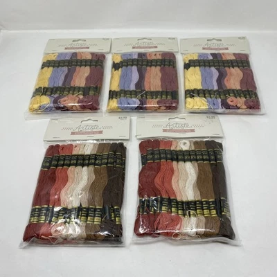 Iris Embroidery Floss Lot Of 180 Skeins Cotton Cross Stitch Solid Thread New - Image 1 of 4