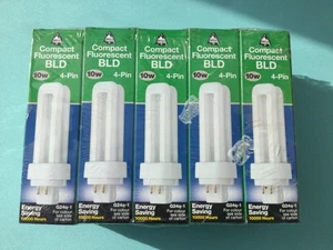 Bombilla fluorescente BLD 10x10W Bell G24q-1/G24q1 4 pines compacta 840 4000K - Imagen 1 de 4