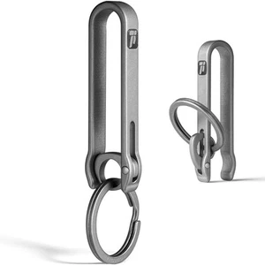 Titanium Key Belt Clip Keychain Clip for Men, Belt Loop Key Ring Chain Holder... - Picture 1 of 6