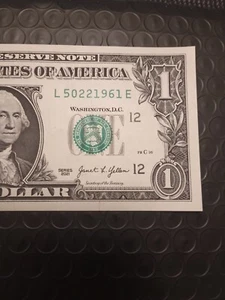 🎉2021 $1 L SAN FRANCISCO BEP L-E BLOCK BIRTHDAY NOTE MAY 22 1961 (L50221961E)🥳 - Picture 1 of 8