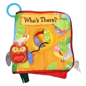 Kids Books Owls Forest Animals Soft Crinkle Who's There Interaction Baby Book - Picture 1 of 10