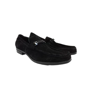 Zapatos de vestir Stacy Adams para hombre Nesbit sin cordones gamuza negra talla 10,5M - Imagen 1 de 8