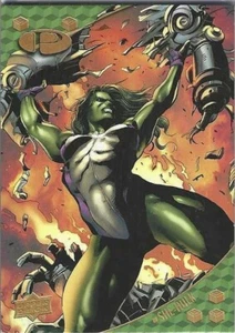 2017 Marvel Premier Base Gold Foil - She-Hulk #43 (01/10) - Picture 1 of 2