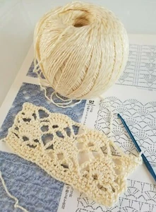Bag of 4 CROCHET or KNITTING YARN Cotton/Rayon SPORT each 100gr/370 yds SUMMER - Picture 1 of 14