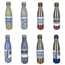 Insulated Water Bottle Thermal Double Wall Drink Vacuum Flask 500ml Hot Cold