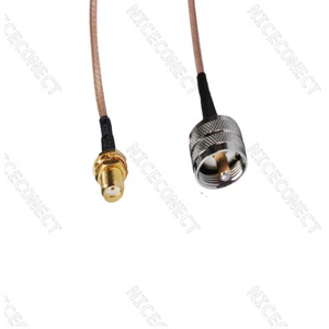10 piezas 50 cm SMA Jack a UHF PL259 Macho RG316 Antena Cable Coaficionado Radioaficionado - Imagen 1 de 3