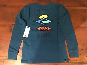 Rip Curl Boys L/S T-Shirt Size 8 - Picture 1 of 5