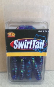 Apex Quality Fishing Tackle SwirlTail Purple 3" 10 pc. - Picture 1 of 2