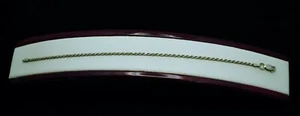 STERLING SILVER WHEAT CHAIN BRACELET 7.5" #F091 - Picture 1 of 4