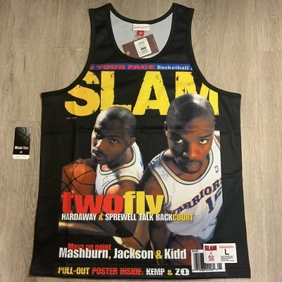 Camiseta deportiva para hombre S-L Slam Mitchell & Ness Tim Hardaway/Latrell Sprewell GS Warriors Foto 1 de 4