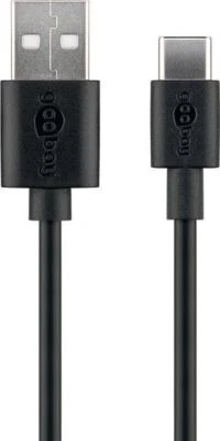GOOBAY High-Speed USB-C Ladekabel Datenkabel Ladegerät f. Samsung Galaxy S8 / S8 + Plus