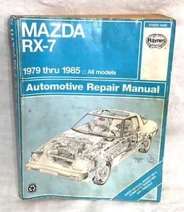 Mazda RX-7 Haynes Repair Manual 1979 thru 1985  61035/460  - SEE ALL PHOTOS - Bild 1 von 7