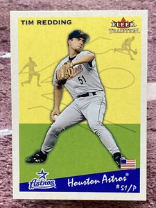 2002 Fleer Tradition Tim Redding #157 Houston Astros - Foto 1 di 2