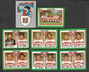 LOTTO DI 8 FIGURINE FLASH EUROFLASH CALCIOFLASH 90 1989-90 CAGLIARI COMPLETA - Picture 1 of 1
