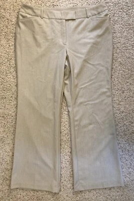 Pantalones de vestir George para mujer talla 18 Bootcut Career beige tostado Foto 1 de 4