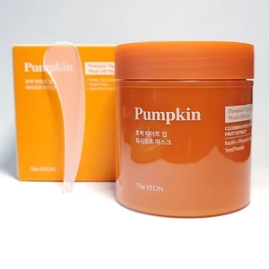 Máscara de lavado apretada TheYEON Pumpkin 120 g exfoliación de sebo poros K-Beauty  - Imagen 1 de 13