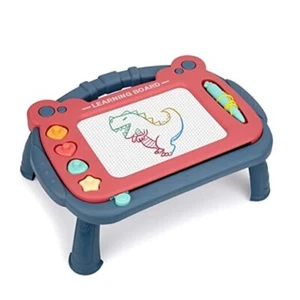 Magnetic Drawing Board for Toddlers 1-3, Color Erasable Doodle Writing Blue - Picture 1 of 7