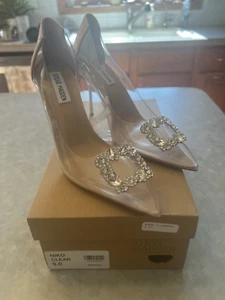 Steve Madden Niko Heel Clear Size 9 - Picture 1 of 13
