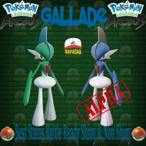 Shiny Gallade 6iv Alpha Non Shiny Best Stats Pokemon Legends Arceus Home - Picture 1 of 4